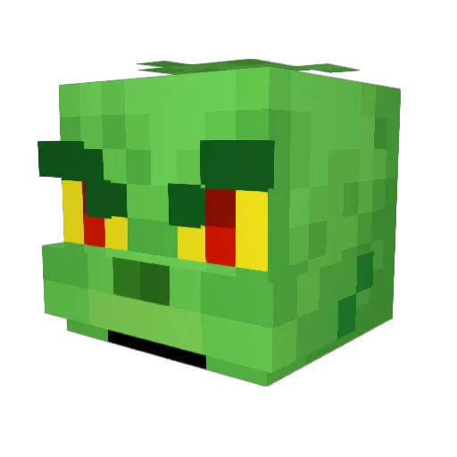 netwoorks Minecraft avatar head, 3D render