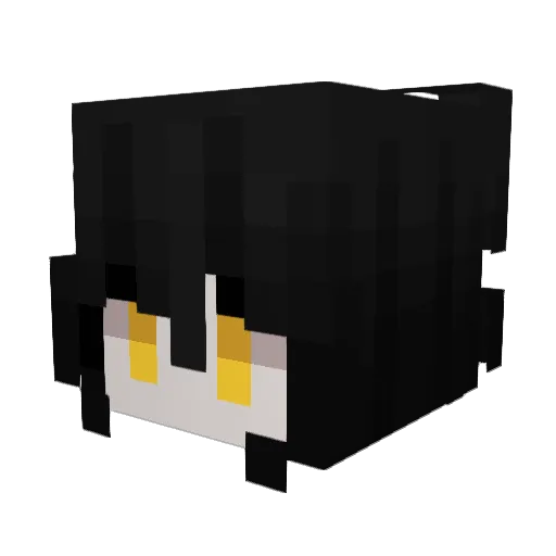 neuVi1117 Minecraft avatar head, 3D render
