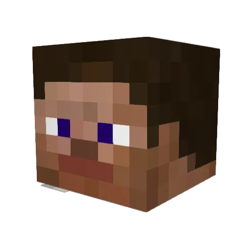 neumt Minecraft avatar head, 3D render