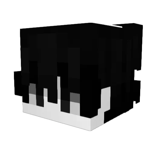 neurocomatose Minecraft avatar head, 3D render