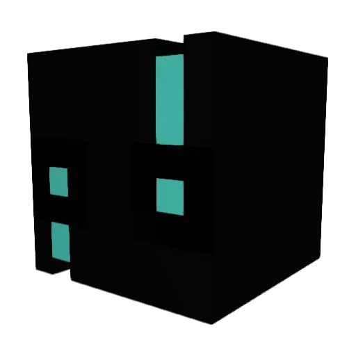 neutica Minecraft avatar head, 3D render