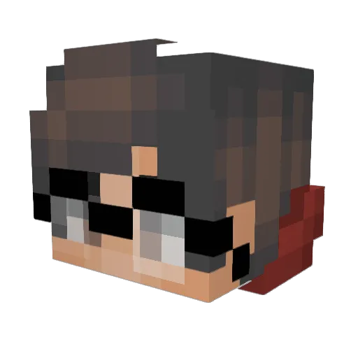 neuvel Minecraft avatar head, 3D render