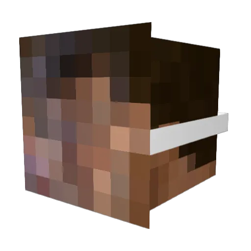 nevanellis Minecraft avatar head, 3D render