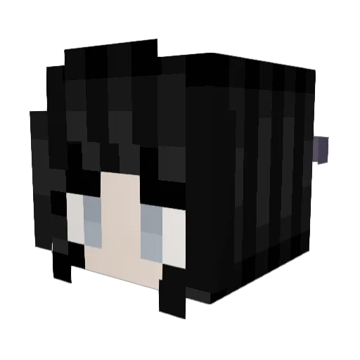 nevqni Minecraft avatar head, 3D render