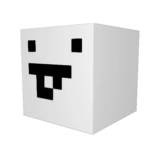 nevr12 Minecraft avatar head, 3D render
