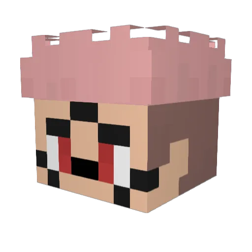 newbie3point0 Minecraft avatar head, 3D render