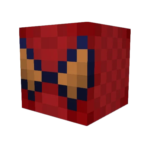 newchan12 Minecraft avatar head, 3D render