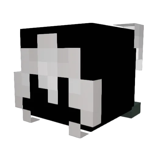 newdenim Minecraft avatar head, 3D render