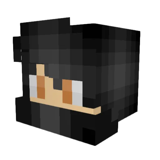 newen_05 Minecraft avatar head, 3D render