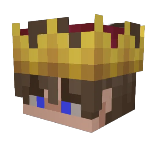 newerekk_ Minecraft avatar head, 3D render