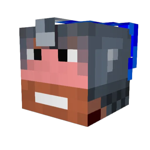 newflover1 Minecraft avatar head, 3D render