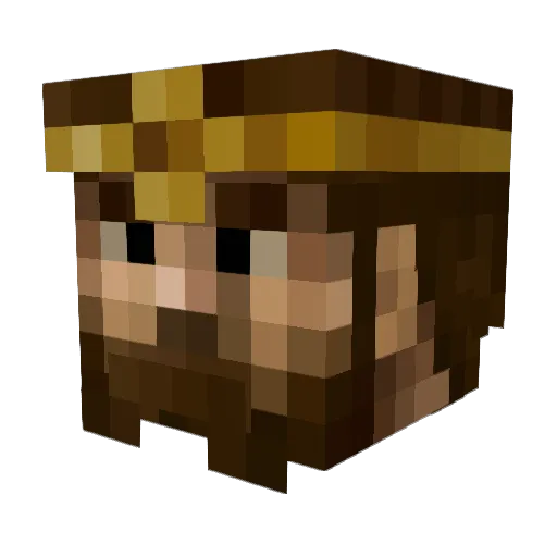 newlion0 Minecraft avatar head, 3D render