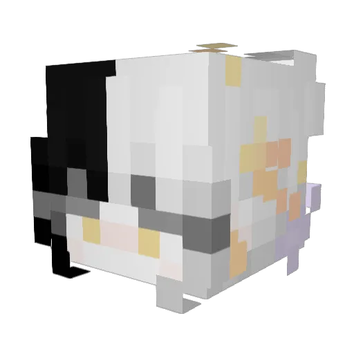 newmoontsu Minecraft avatar head, 3D render