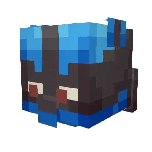 newricia Minecraft avatar head, 3D render
