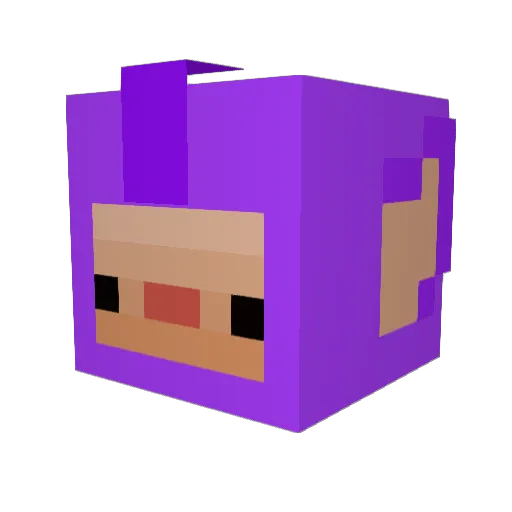 newrule8 Minecraft avatar head, 3D render