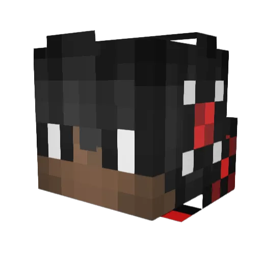newsomh Minecraft avatar head, 3D render