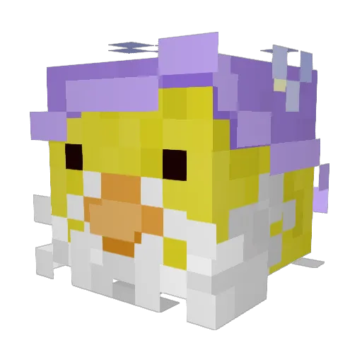 newtynewts Minecraft avatar head, 3D render