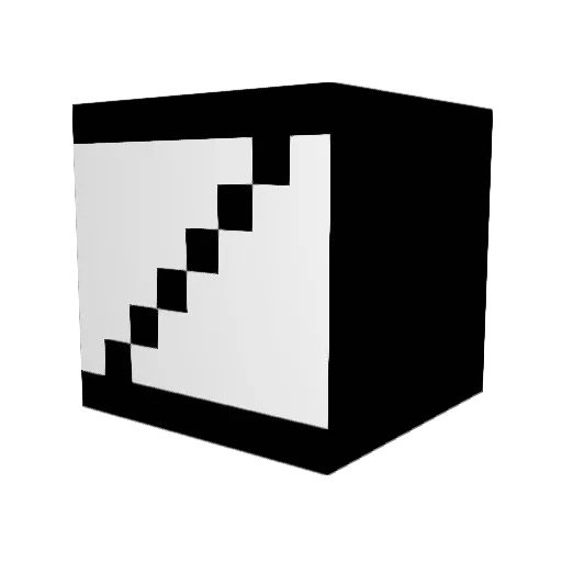 newzac Minecraft avatar head, 3D render