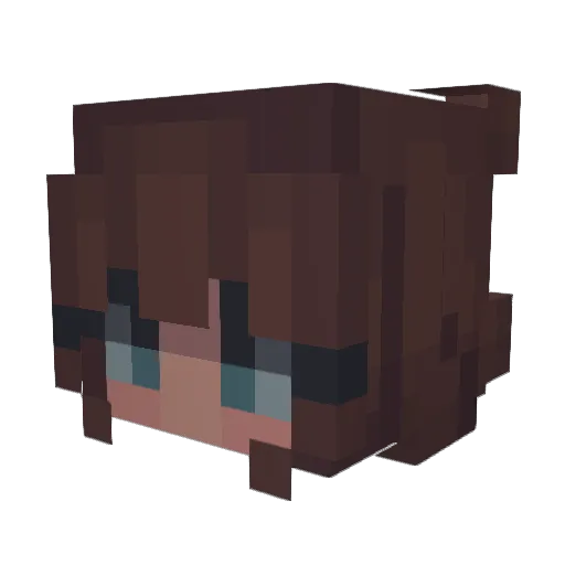 nex_fell Minecraft avatar head, 3D render