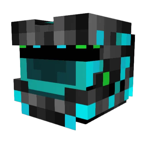 nexame Minecraft avatar head, 3D render