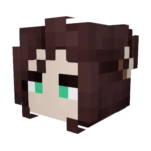 Minecraft-Avatar von nexlaru: Kopf als 3D-Render