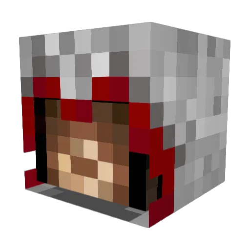 nexopryx Minecraft avatar head, 3D render