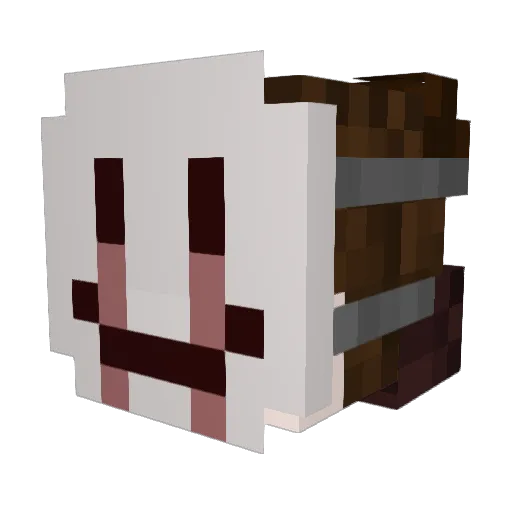 nexorcist_ Minecraft avatar head, 3D render