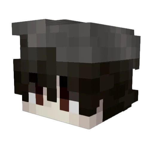 nexotekk Minecraft avatar head, 3D render