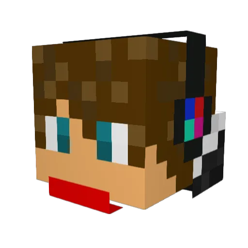 nextarmin132 Minecraft avatar head, 3D render