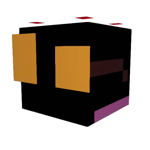 nextbotz Minecraft avatar head, 3D render