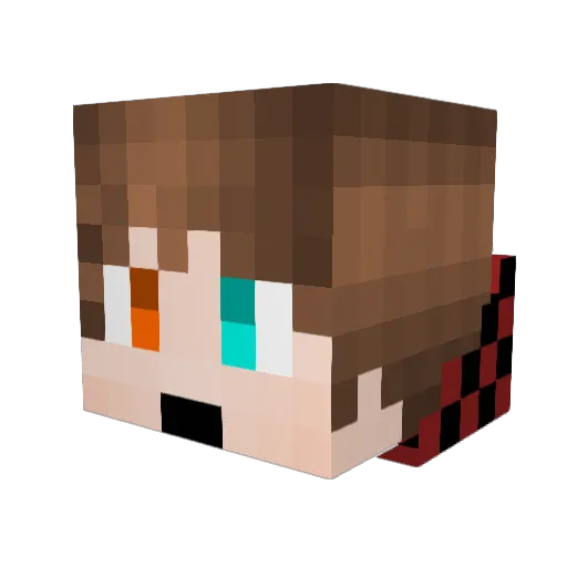 nextwindow Minecraft avatar head, 3D render