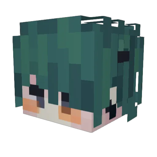 neyann Minecraft avatar head, 3D render