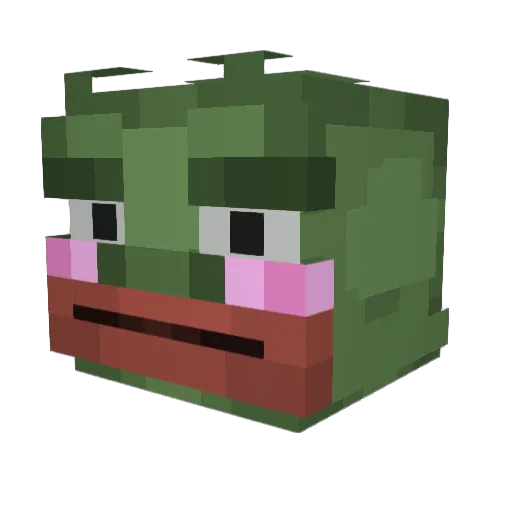 neykio Minecraft avatar head, 3D render