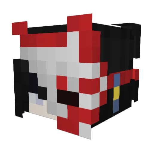 neyks6 Minecraft avatar head, 3D render