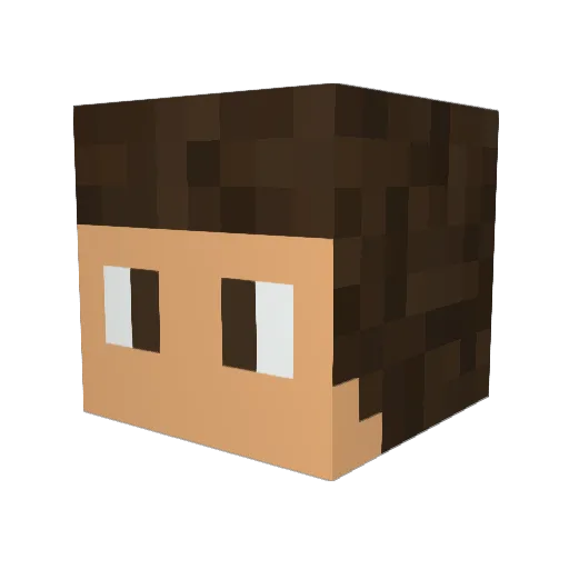 neysa38 Minecraft avatar head, 3D render