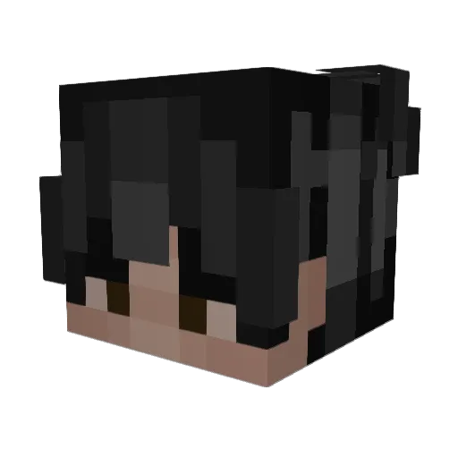 neyvomusic Minecraft avatar head, 3D render