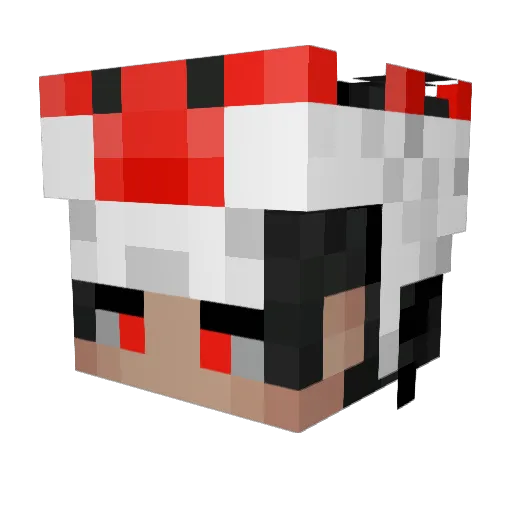 neyzat_ Minecraft avatar head, 3D render