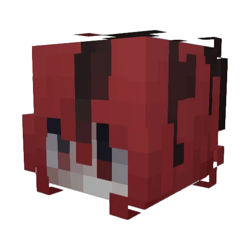 nezoshcki Minecraft avatar head, 3D render