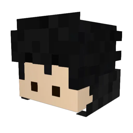 nezuim Minecraft avatar head, 3D render