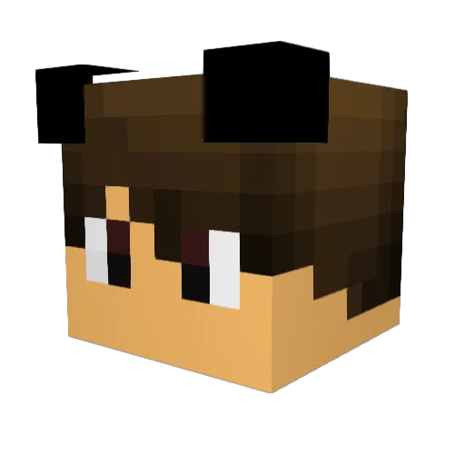 nezuu2_rs Minecraft avatar head, 3D render