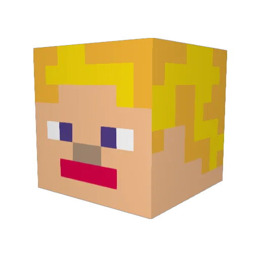 nferna02 Minecraft avatar head, 3D render