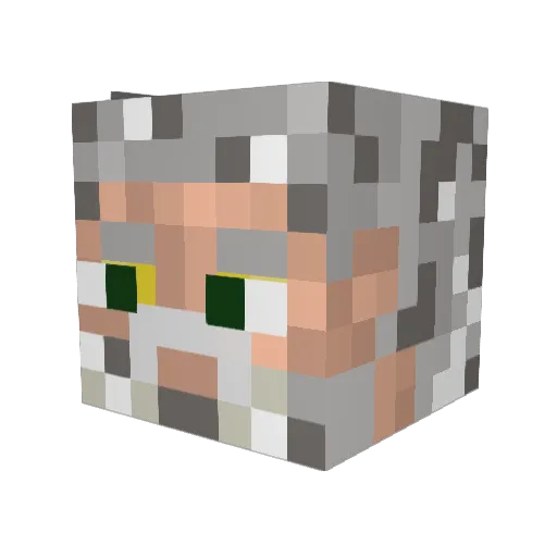 nffb64 Minecraft avatar head, 3D render