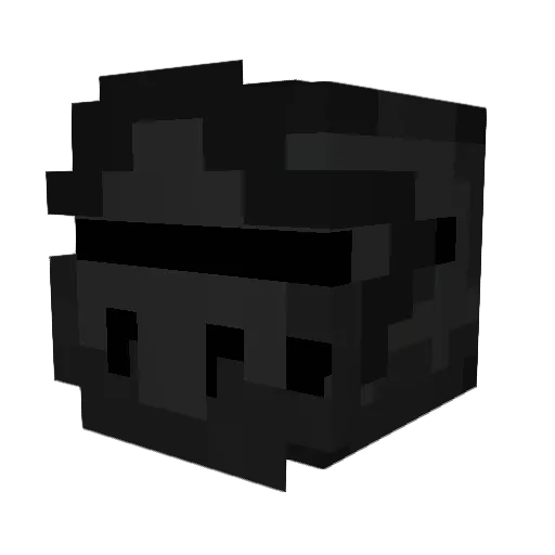 nfha Minecraft avatar head, 3D render