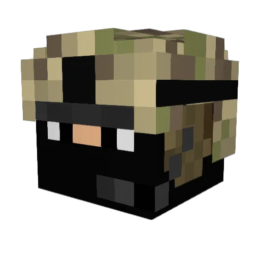 nfkd5tg Minecraft avatar head, 3D render