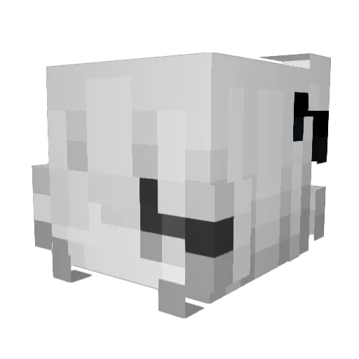 ngaeuge Minecraft avatar head, 3D render
