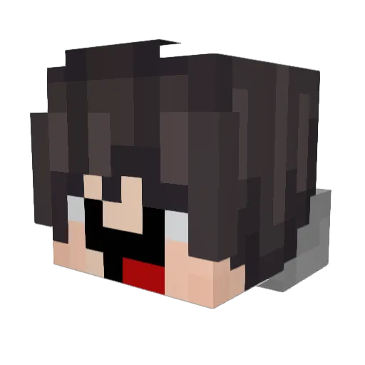 ngduarte Minecraft avatar head, 3D render