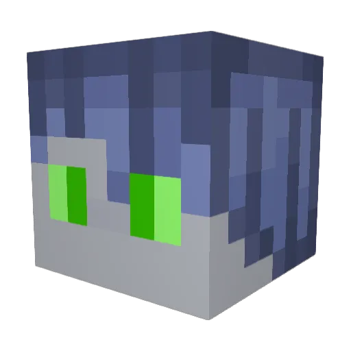 nghtmare56 Minecraft avatar head, 3D render