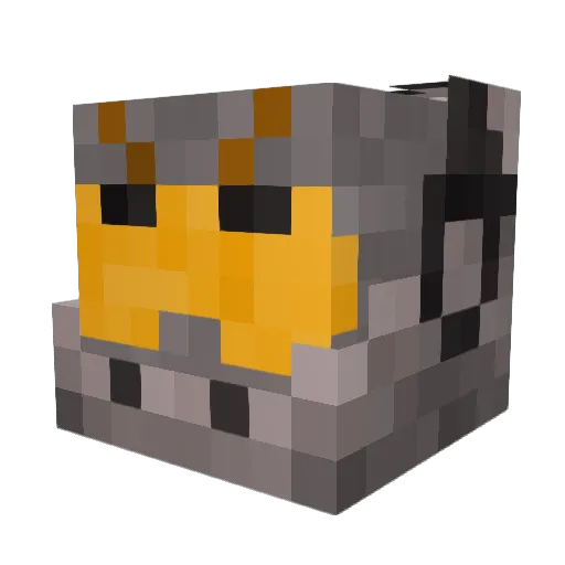 ngmi_Conc Minecraft avatar head, 3D render