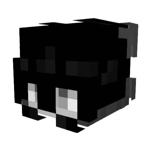 nguyenmoney Minecraft avatar head, 3D render