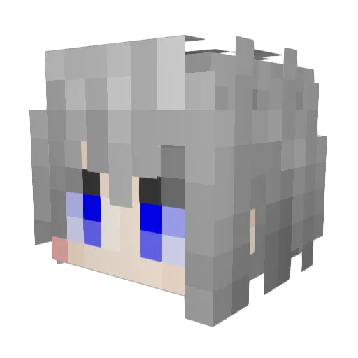 nh2333 Minecraft avatar head, 3D render